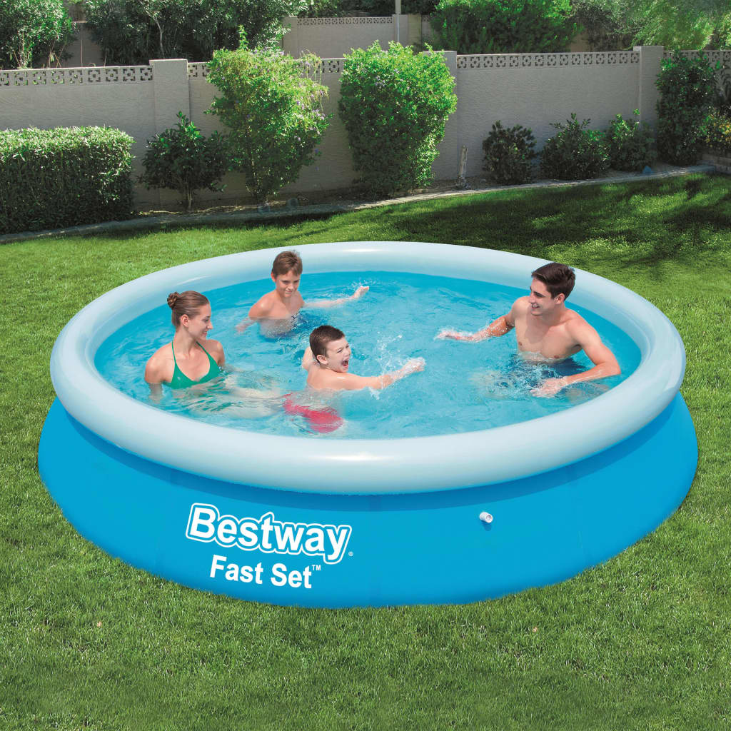 Bestway Zwembad Fast Set Opblaasbaar Rond 366X76 Cm 57273