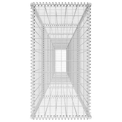 Schanskorfmuur Met Deksel 600X50X100 Cm Gegalvaniseerd Staal 600 x 50 x 100 cm