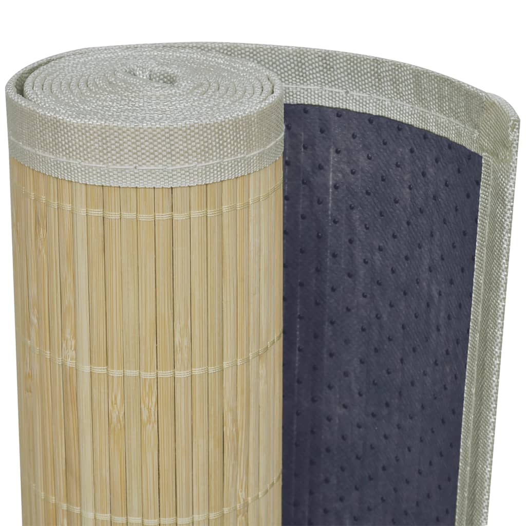 Tapijt Bamboe Natuurlijk 100 x 160 cm Lichtbruin