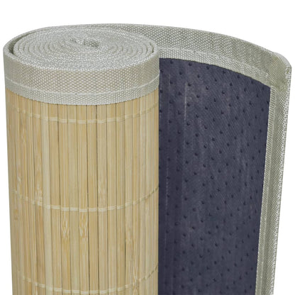 Tapijt Bamboe Natuurlijk 160 x 230 cm Lichtbruin