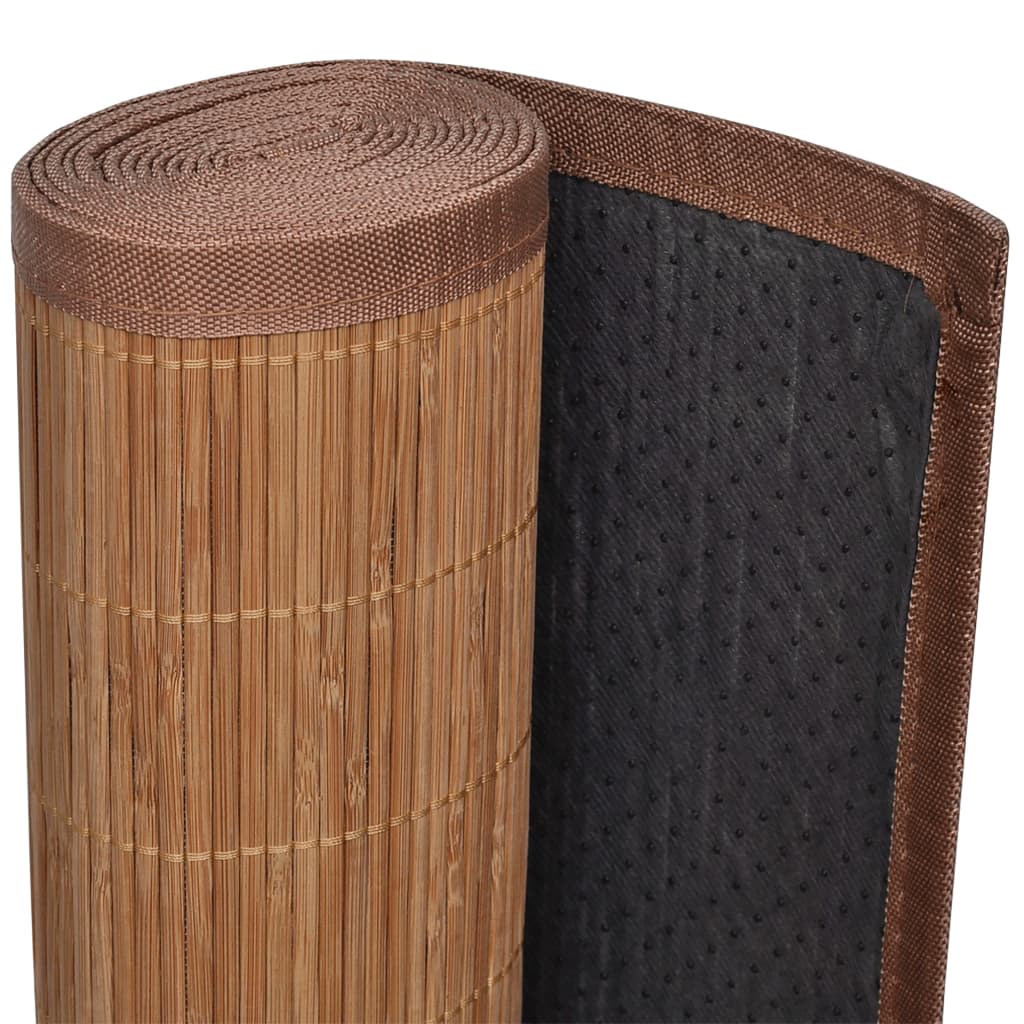 Tapijt Bamboe 160 x 230 cm Bruin