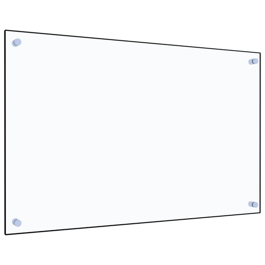 Spatscherm Keuken 80X50 Cm Gehard Glas Transparant 80 x 50 cm Doorzichtig