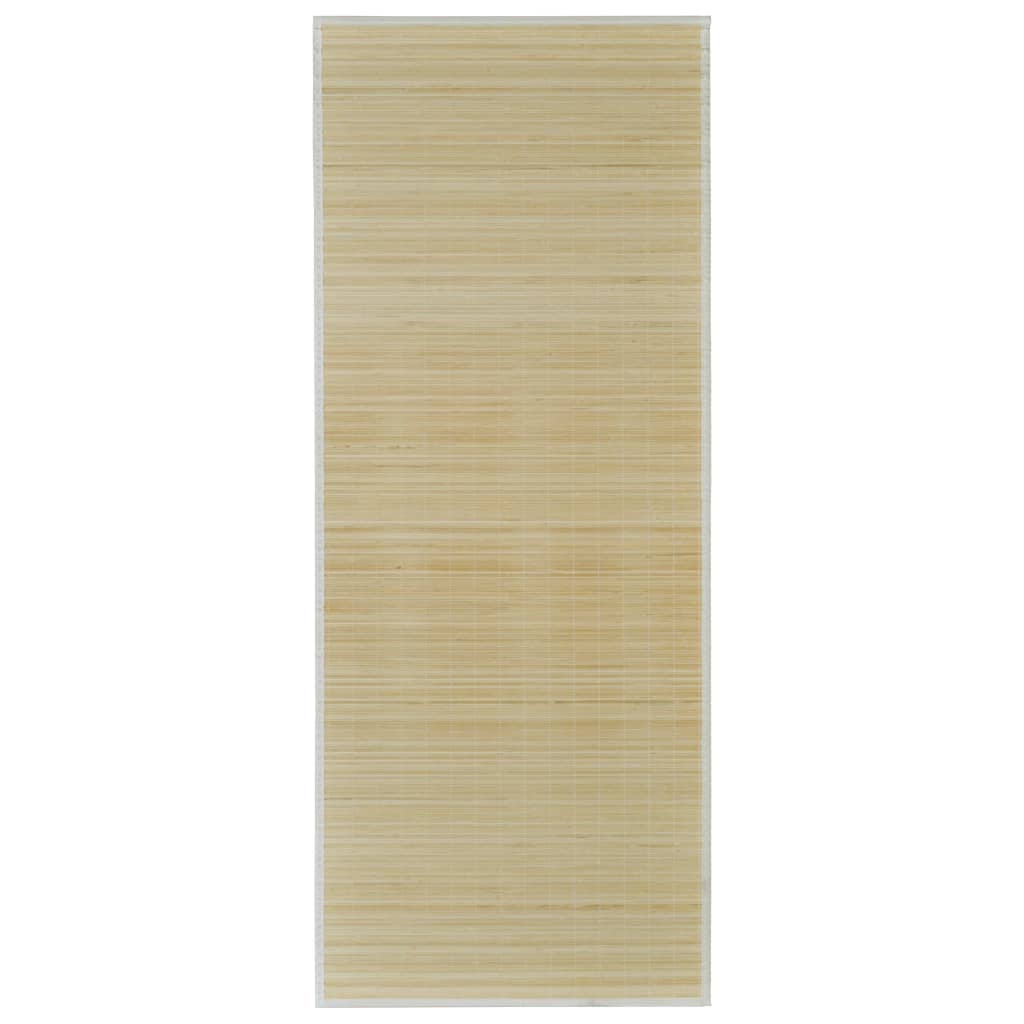 Tapijt Rechthoekig Bamboe Naturel 120 x 180 cm Beige