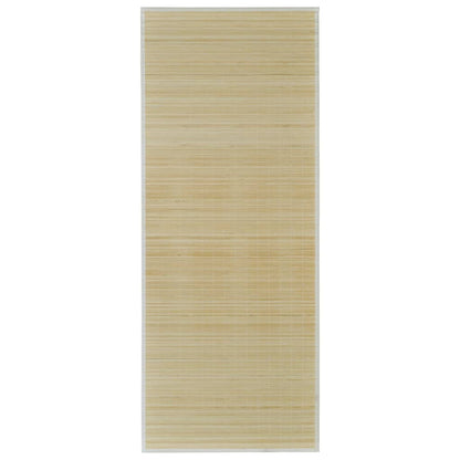 Tapijt Rechthoekig Bamboe Naturel 120 x 180 cm Beige