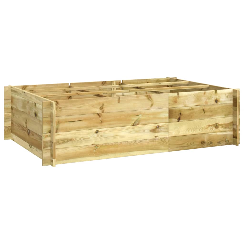 Plantenbak Verhoogd 150X100X40 Cm Geïmpregneerd Hout 150 x 100 x 40 cm