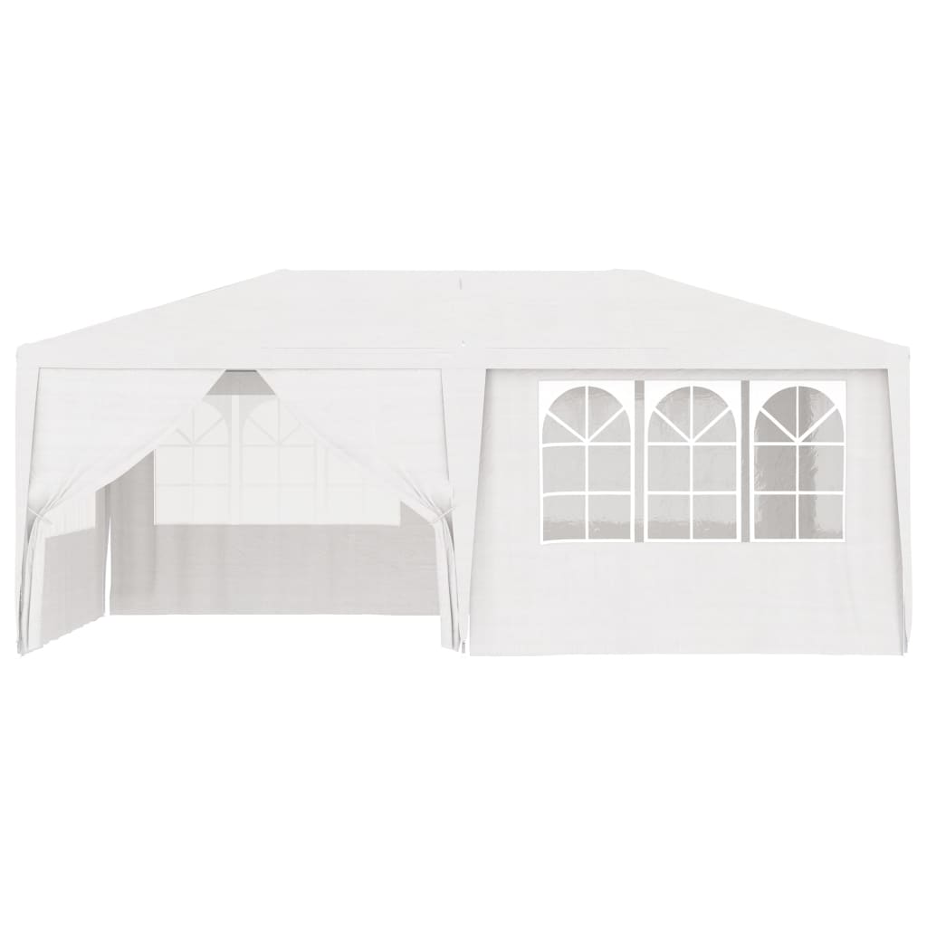 Partytent Met Zijwanden Professioneel 90 G/M² 4X6 M Wit