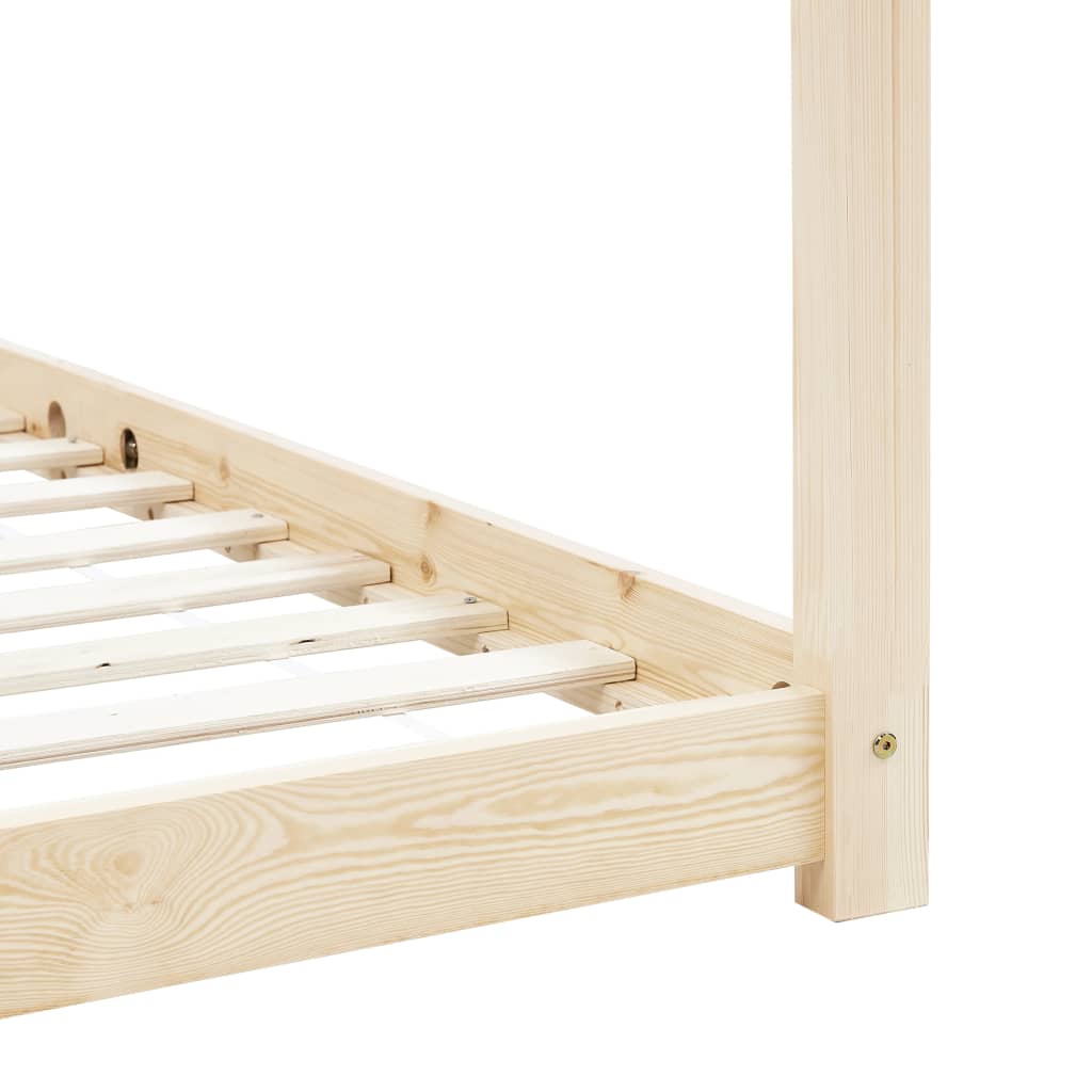 Kinderbedframe Massief Grenenhout 80X160 Cm