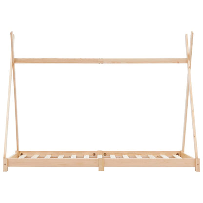 Kinderbedframe Massief Grenenhout 80X160 Cm