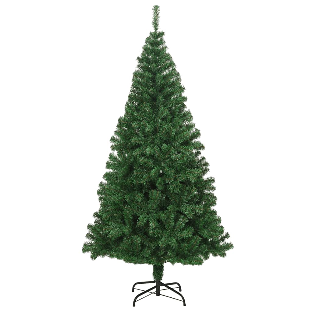 Kunstkerstboom met dikke takken 240 cm PVC groen