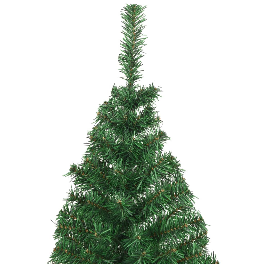 Kunstkerstboom met dikke takken 240 cm PVC groen