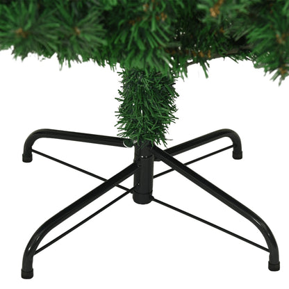 Kunstkerstboom met dikke takken 240 cm PVC groen