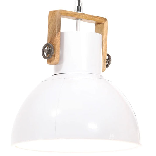 Hanglamp Industrieel Rond 25 W E27 40 Cm Wit 1 Ø 40 cm