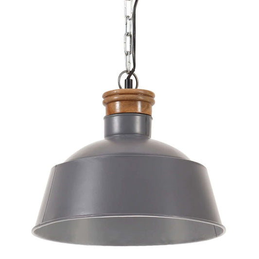 Hanglamp Industrieel E27 32 Cm Grijs 1 Φ 32 cm