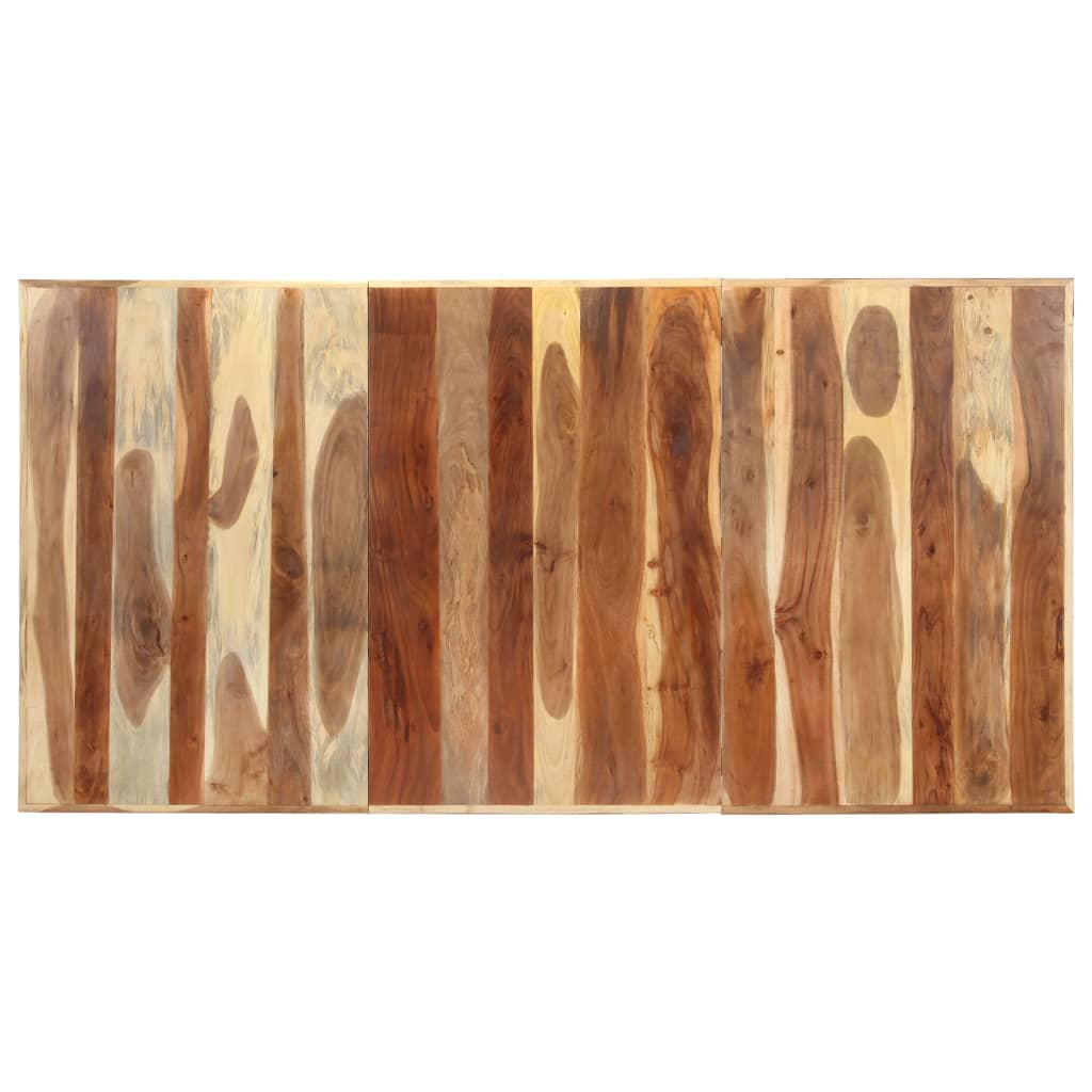 Eettafel 200X100X75 Cm Hout Met Honingkleurige Afwerking 200 x 100 x 75 cm