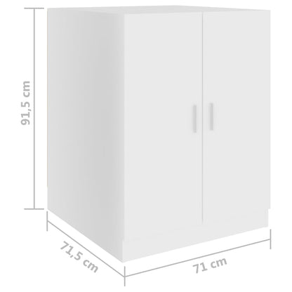 Wasmachinekast 71X71,5X91,5 Cm Wit