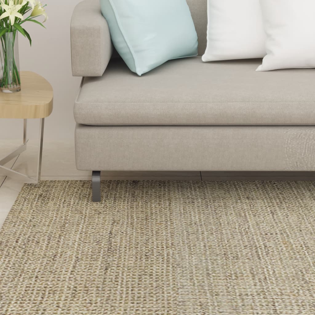 Vloerkleed Natuurlijk Sisal Groen 66 x 250 cm Taupe