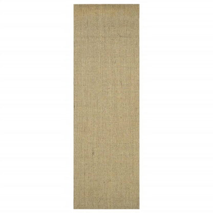 Vloerkleed Natuurlijk Sisal Groen 80 x 250 cm Taupe