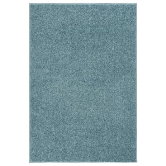 Vloerkleed Kortpolig 160 x 230 cm Blauw