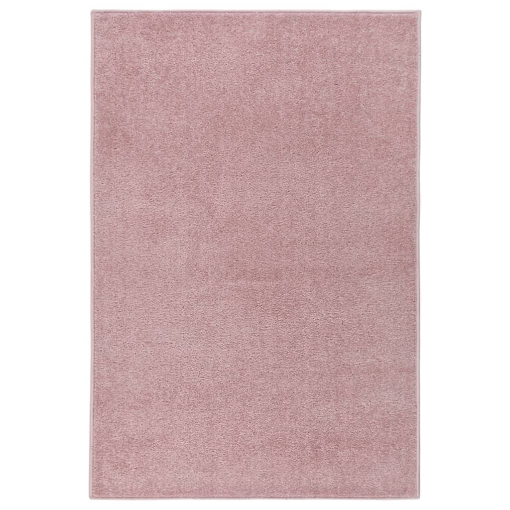 Vloerkleed Kortpolig 160 x 230 cm Roze