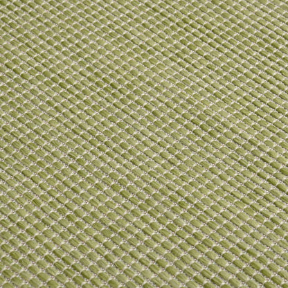 Buitenkleed Platgeweven 80 x 150 cm Groen