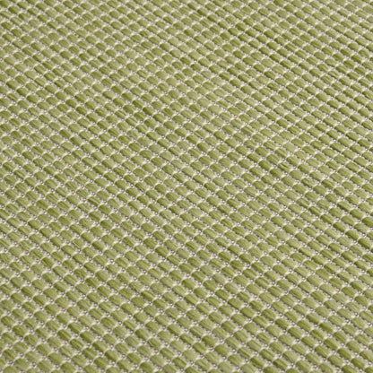 Buitenkleed Platgeweven 160 x 230 cm Groen