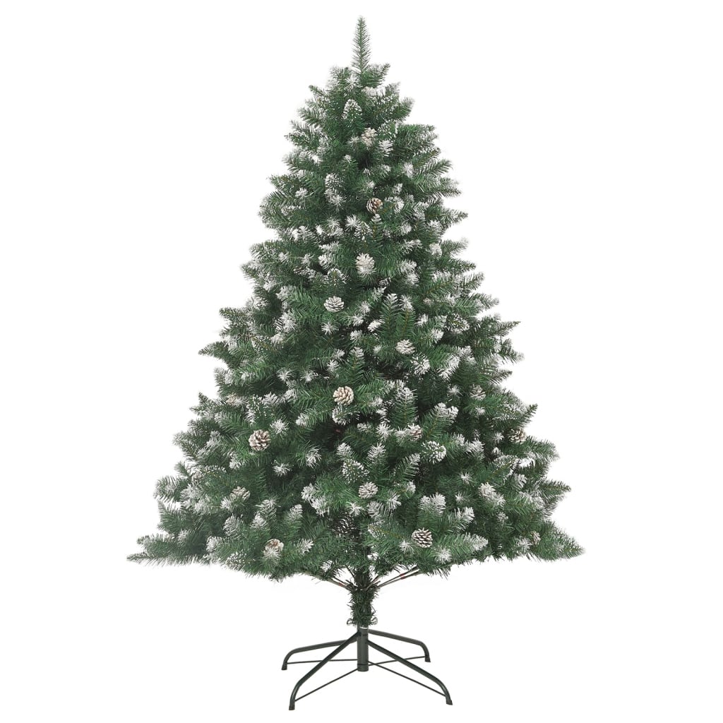 Kunstkerstboom met standaard 210 cm PVC