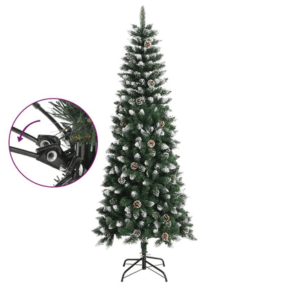 Kunstkerstboom met standaard 240 cm PVC groen