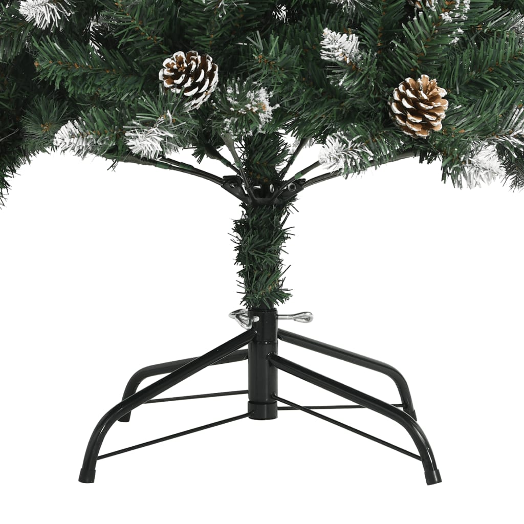 Kunstkerstboom met standaard 240 cm PVC groen