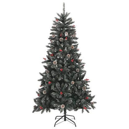 Kunstkerstboom met standaard 180 cm PVC groen