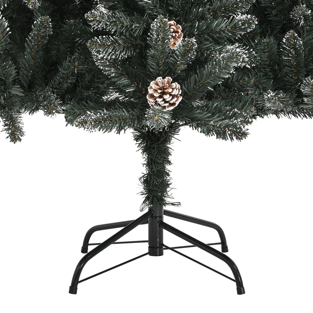 Kunstkerstboom met standaard 180 cm PVC groen