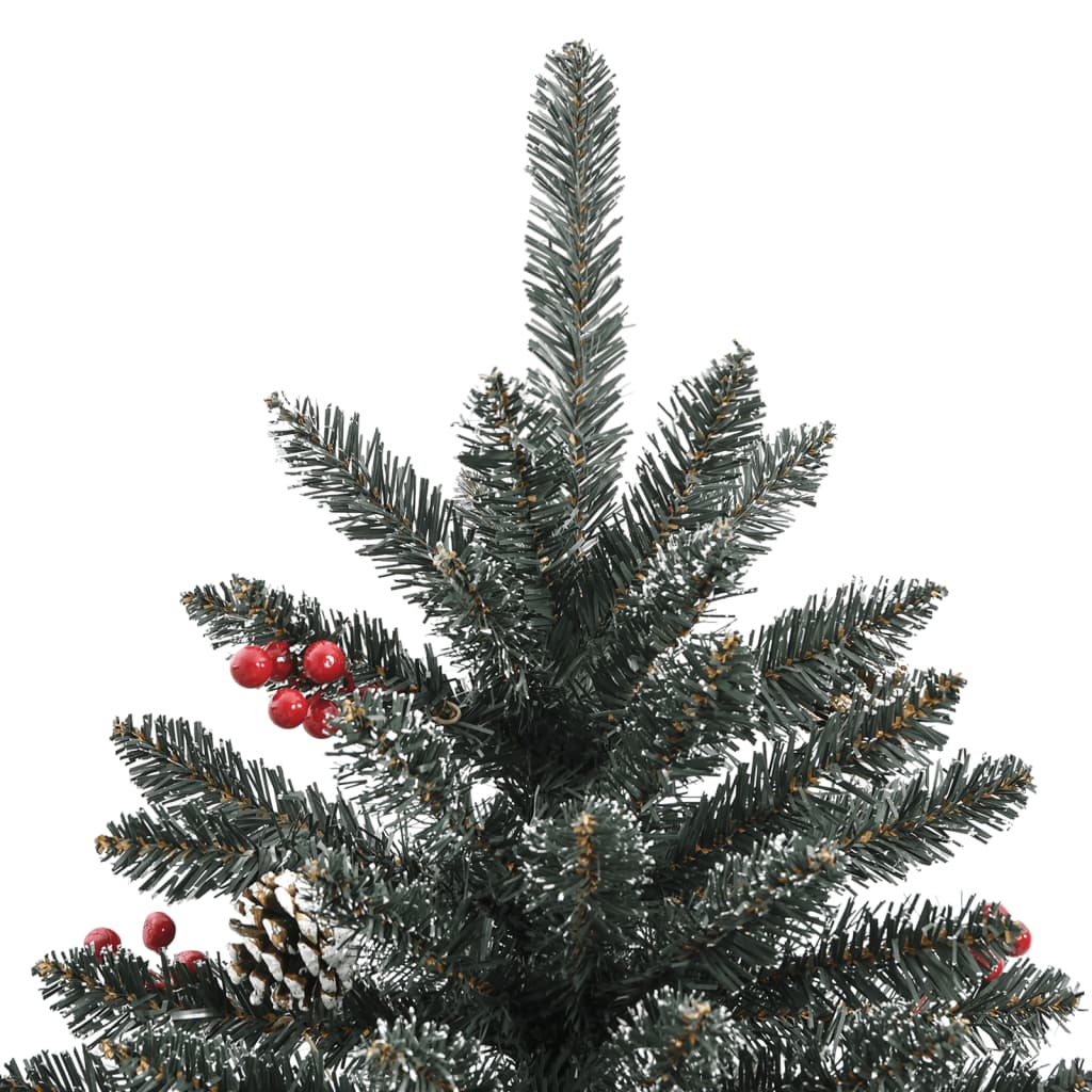 Kunstkerstboom met standaard 240 cm PVC groen