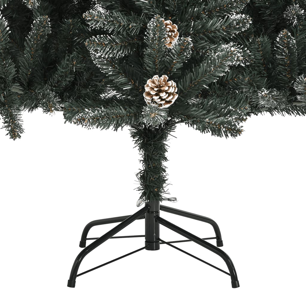 Kunstkerstboom met standaard 240 cm PVC groen