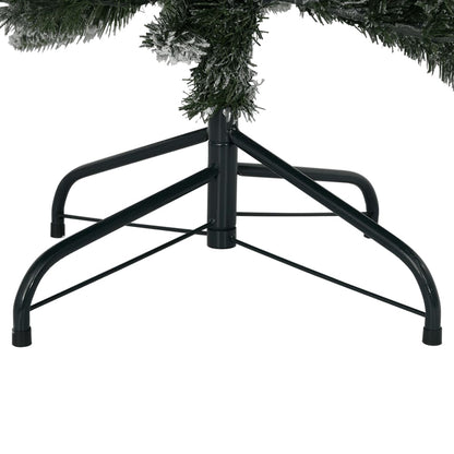 Kunstkerstboom met sneeuw 210 cm PVC en PE