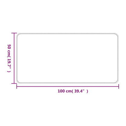 Tapijtloper Sisal-Look Kleurig 50 x 100 cm Zand