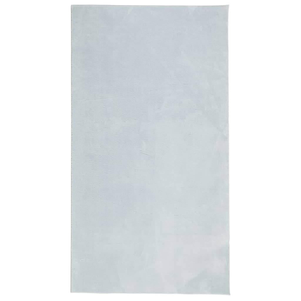 Vloerkleed Huarte Laagpolig Zacht Wasbaar Blauw 60 x 110 cm