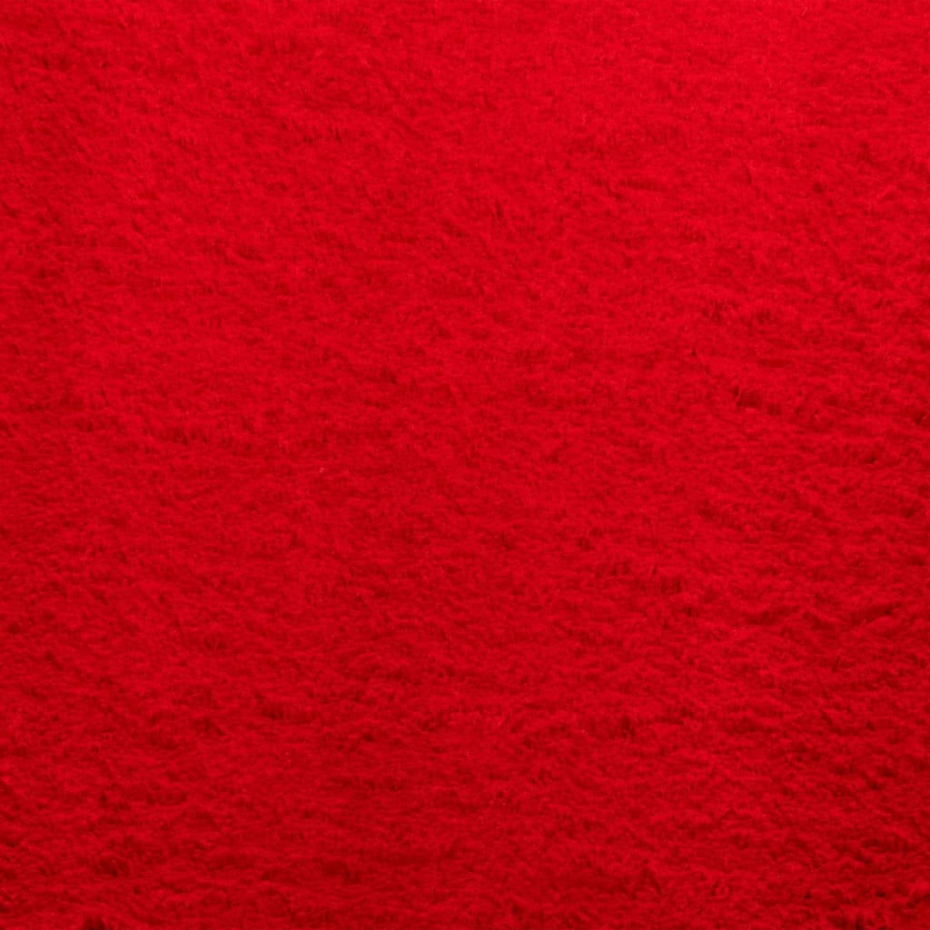 Vloerkleed Huarte Laagpolig Zacht Wasbaar Rood 240 x 340 cm