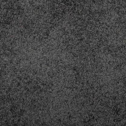 Vloerkleed Shaggy Hoogpolig Modern Antraciet 60 x 110 cm