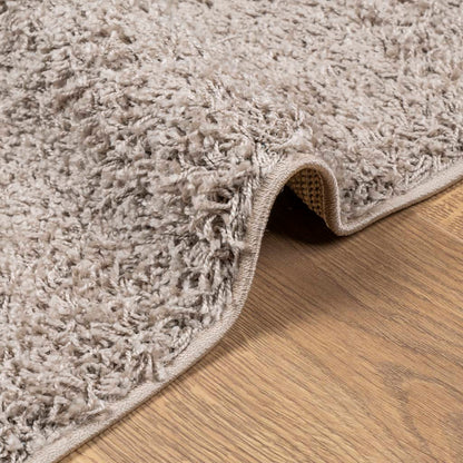 Vloerkleed Shaggy Hoogpolig Modern Beige 300 x 400 cm