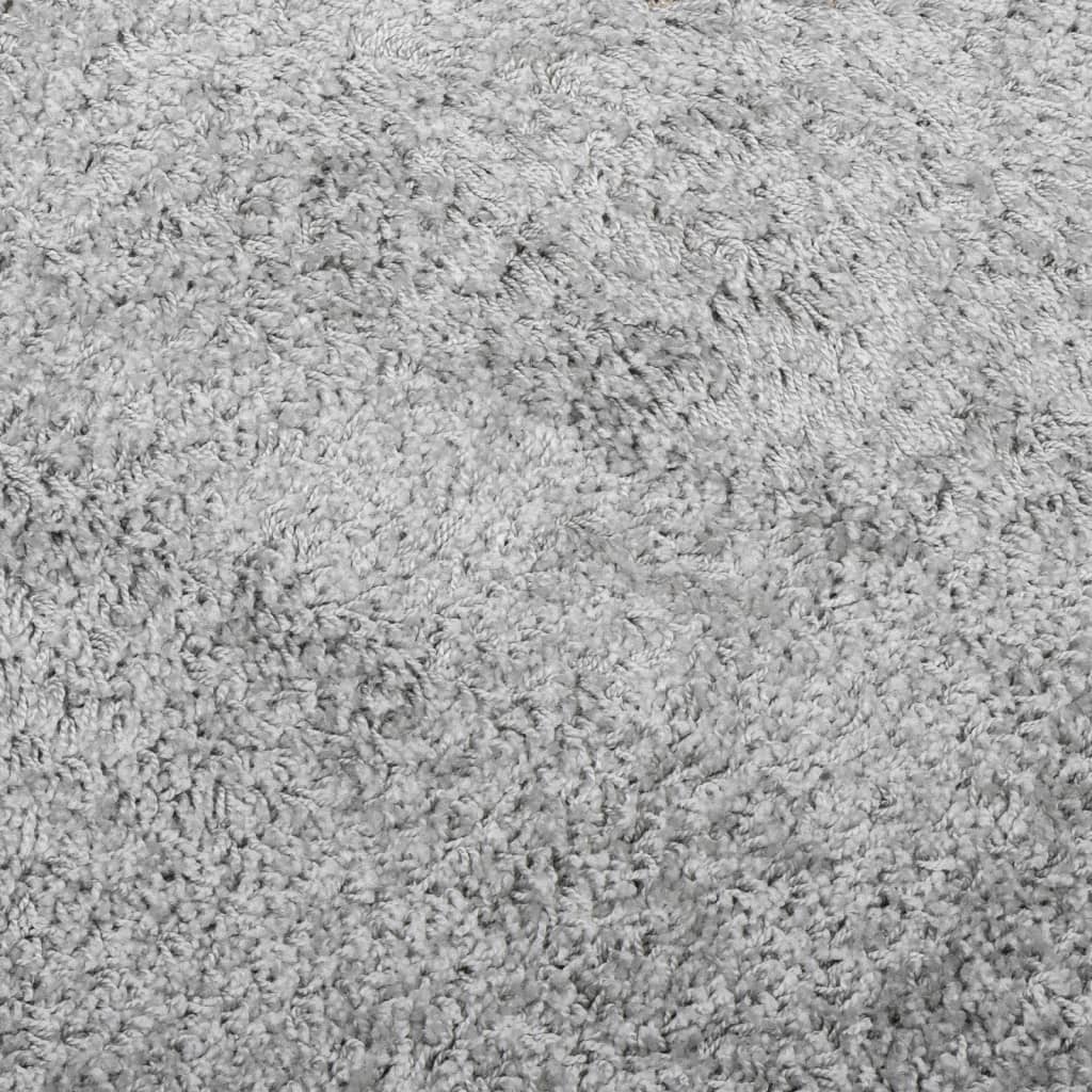 Vloerkleed Pamplona Shaggy Hoogpolig Modern Grijs 240 x 340 cm