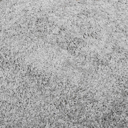 Vloerkleed Pamplona Shaggy Hoogpolig Modern Grijs 300 x 400 cm