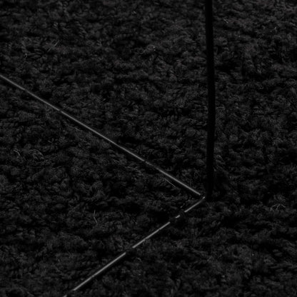 Vloerkleed Pamplona Shaggy Hoogpolig Modern Zwart 240 x 340 cm