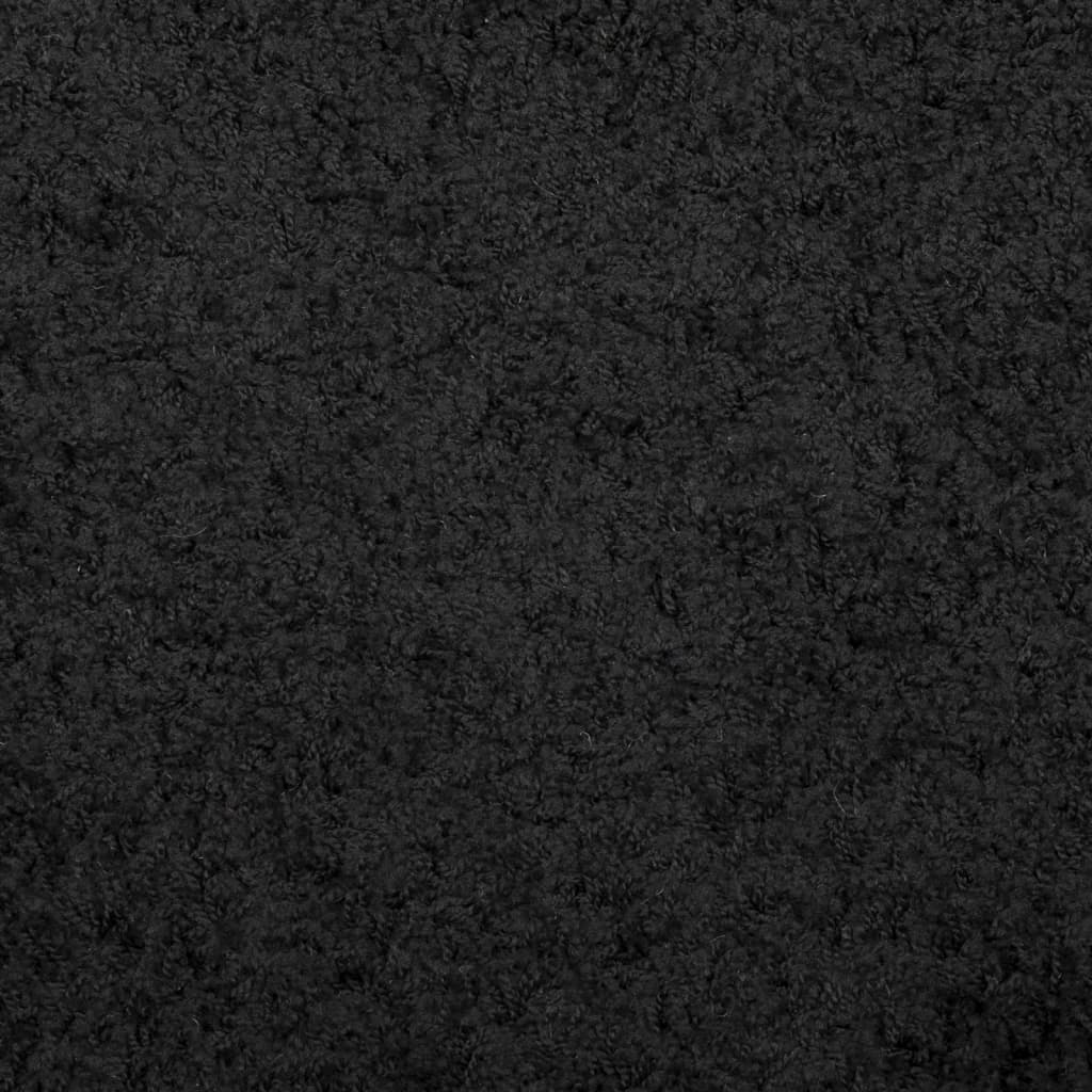 Vloerkleed Pamplona Shaggy Hoogpolig Modern Zwart 240 x 340 cm