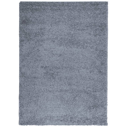 Vloerkleed Shaggy Hoogpolig Modern Blauw 240 x 340 cm