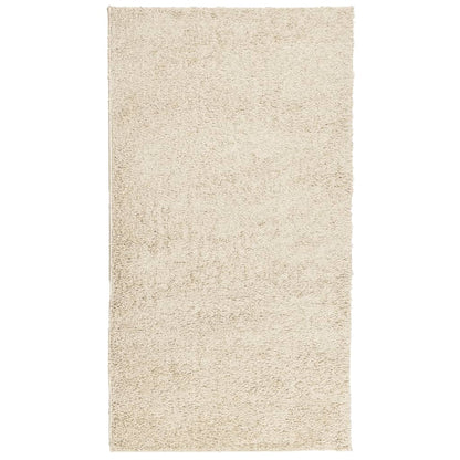 Vloerkleed Shaggy Hoogpolig Modern Kleurig Goud 60 x 110 cm