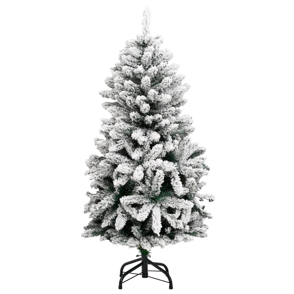 Kunstkerstboom met scharnieren 150 LED's en kerstballen 150 cm