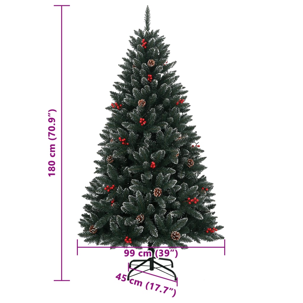 Kunstkerstboom met 300 LED's 180 cm