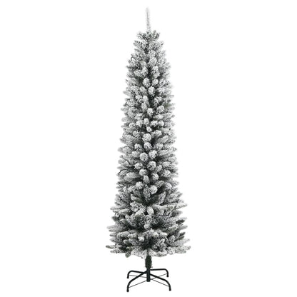 Kunstkerstboom met 300 LED's en sneeuw 210 cm