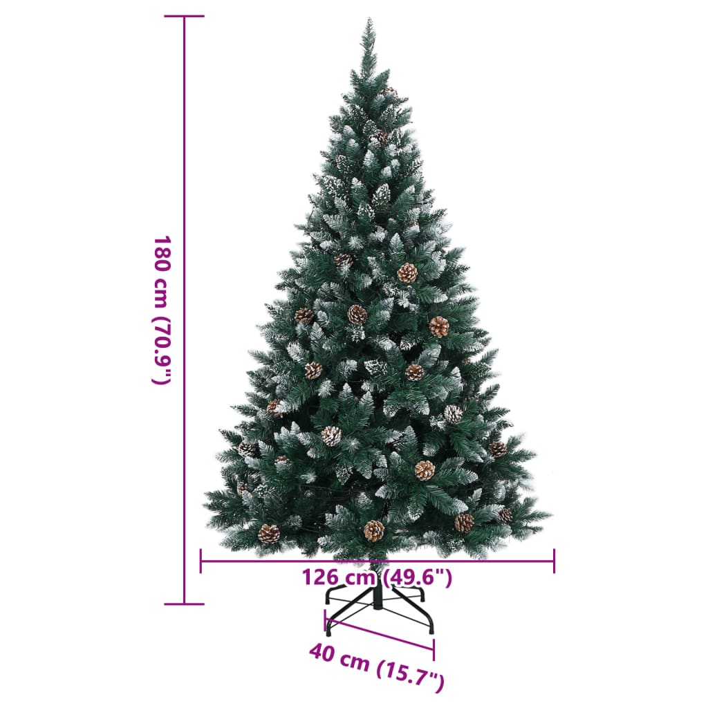 Kunstkerstboom met 300 LED's 180 cm