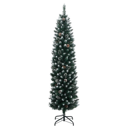 Kunstkerstboom smal met 300 LED's 240 cm