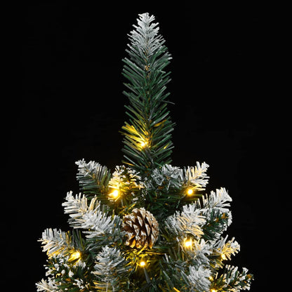 Kunstkerstboom smal met 300 LED's 240 cm